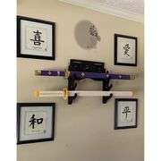 3-Tier Sword Display Stand for Katana, Wakizashi, and Samurai Swords