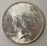 1923 Silver Peace Dollar, Circulated