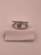 14K WHITE GOLD DIAMOND BAND / RING
