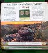 Uncirculated Album of National Parks Quarters in Custom Display: 2016-2021