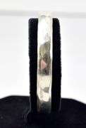 Hammered Texture Cuff Bracelet in Sterling Silver