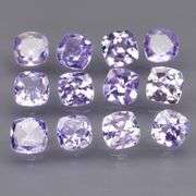 Glittering 3.35ct bright blue violet Tanzanite set