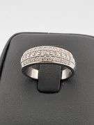 CERTIFIED BRAND NEW 14K WHITE GOLD DIAMOND BAND