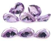 Stunning 13.68ct matched pear cut real Brazilian Amethyst set