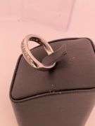 CERTIFIED BRAND NEW 14K WHITE GOLD AND DIAMOND BAND