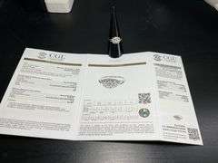 CERTIFIED 14K WHITE GOLD DIAMOND RING