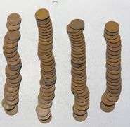 Roll of 1910 1911  Lincoln Cents