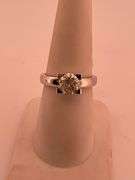 CERTIFIED BRAND NEW 14K WHITE GOLD DIAMOND SOLITAIRE RING
