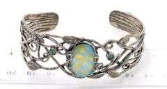 Lot of 2 vintage 925 sterling silver bracelets