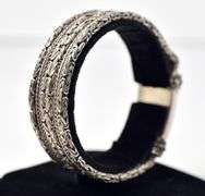 Multi Chain Bracelet in Sterling Silver 62.6grams