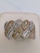 CERTIFIED BRAND NEW 14K GOLD DIAMOND RING / BAND