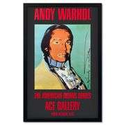 The American Indian Series (Black) by Warhol (1928-1987)