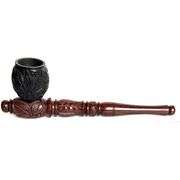 Carved Wooden Tobacco Pipe