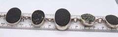 Vintage 925 Sterling Silver Gemstone Bracelet