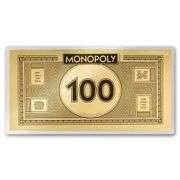 Monopoly 1 Gram Gold Foil Note, Limited Edition