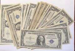 25 Assorted $1 Silver Certificates
