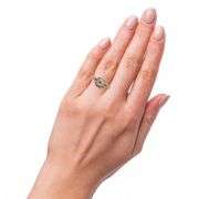 14K YELLOW GOLD DIAMOND UNITY RING 1.61 C.T.W.