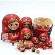 Handmade Russian Matryoshka Nesting Dolls