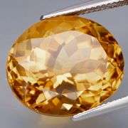 Intense! 18.88ct rich burnished gold Citrine!