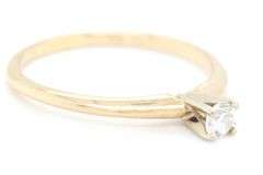 Sweet 14K YG 18 Point Diamond Ring