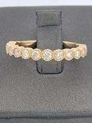 CERTIFIED BRAND NEW 14K YELLOW GOLD DIAMOND BAND