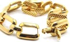 18kt Yellow Gold Link Necklace - 118g