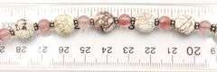 Group lot of 9 Vintage 925 sterling silver crystal beads bracelets