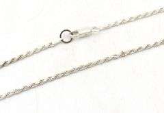925 Sterling silver rope chain necklace