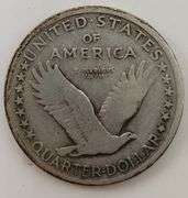 1917 Type 1 Standing Liberty Quarter, Circulated