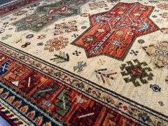 Stunning Kazak Design Wool Rug 6x8