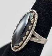 Hematite Ring in Sterling Silver 6.4grams Size 5.5