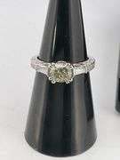 CERTIFIED BRAND NEW 14K WHITE GOLD DIAMOND ENGAGEMENT RING