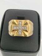 MEN'S CERTIFIED 14K YELLOW GOLD