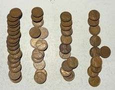 Roll of 1909 Lincoln Cents.