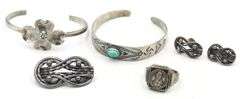 Group lot of Vintage 925 sterling silver jewelry