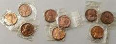 1935 P,D,S/1936 P,D,S/1937 P,D,S Red Cents UNC