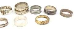 Group lot of Vintage 925 sterling silver rings