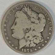 Rare key date 1879-CC Morgan Silver Dollar in circ