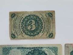 1863-1875 "Set Of 4" Fractional Currency, Circulated