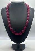 Beautiful Large 497.5 Ctw Mined From The Earth Natural Ruby Necklace