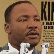 Martin Luther King by Steve Kaufman (1960-2010)