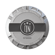 DeNovo Swiss Made men’s watch, 100m Water resistance, Rubber strap with extra leather strap