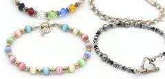 Group lot of 5 Vintage 925 sterling silver Bracelets