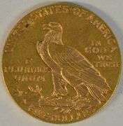 Lovely BU 1915 US $5 Indian Gold Piece