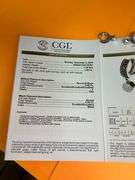 CERTIFIED BRAND NEW 18K WHITE GOLD AND DIAMOND LOOP EARRINGS