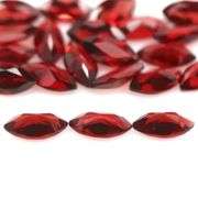 Premium 14.70ct marquise cut cherry red Garnet set