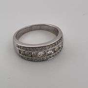 CERTIFIED BRAND NEW 14K WHITE GOLD DIAMOND BAND