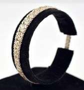 Braided Link Bracelet in Sterling Silver 13grams