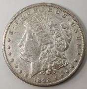 1892 CC Morgan Silver Dollar, Circulated
