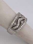 CERTIFIED BRAND NEW 14K WHITE GOLD DIAMOND BAND